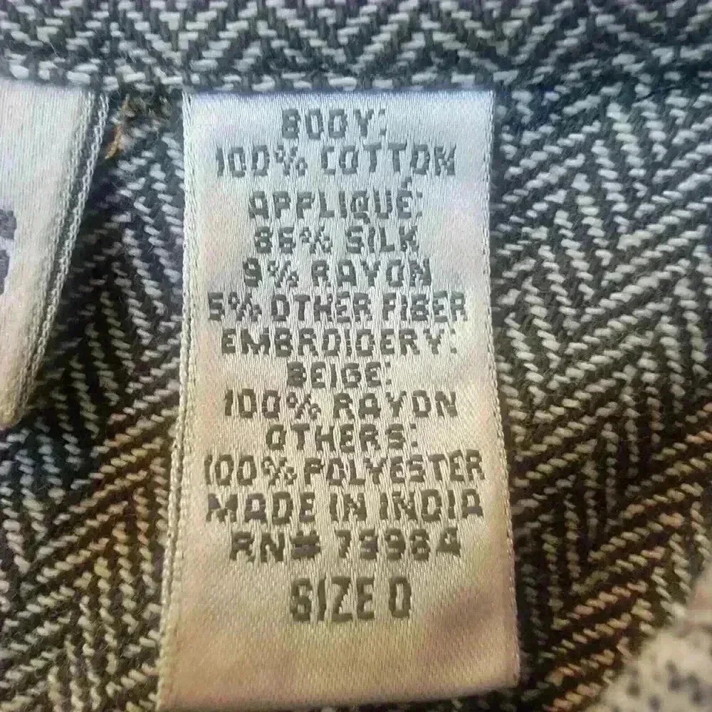 Chicos Vest Small Patchwork Embroidered Sashiko E… - image 8